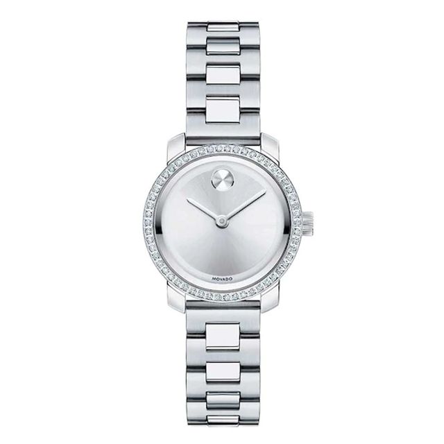 Ladies' Movado BoldÂ® Diamond Accent Watch with Silver Dial (Model: 3600214)