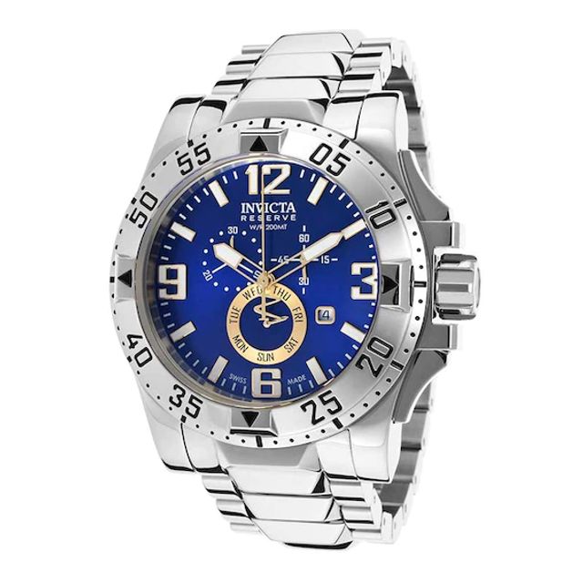 Men's Invicta Reserve Chronograph Watch with Blue Dial (Model: 15310)
