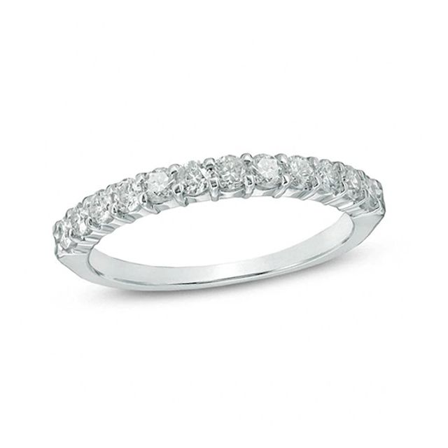 Ladies' 1/ CT. T.w. Certified Diamond Band in 14K White Gold (I/Si2