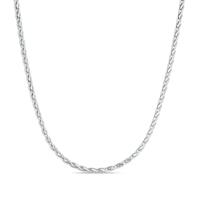 Ladies' 1.5mm Spiga Chain Necklace in Sterling Silver - 16"