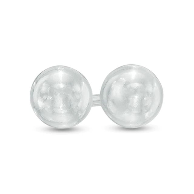 7.0mm Ball Stud Earrings in Sterling Silver