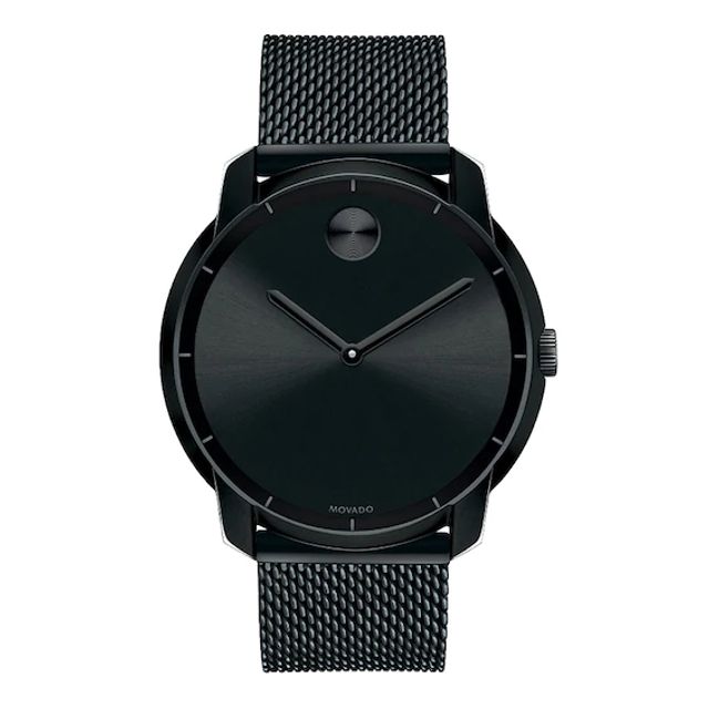 Men's Movado BoldÂ® Mesh Watch with Black Dial (Model: 3600261)