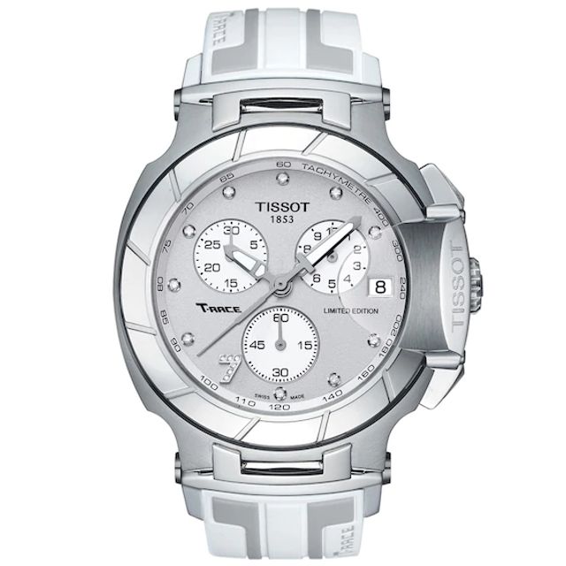 Ladies' Tissot Danica Patrick Limited Edition 2014 T-Race Diamond Accent Strap Watch (Model: T048.417.17.036.00)