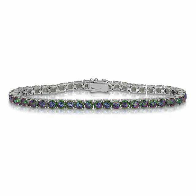 4.0mm Mystic FireÂ® Topaz Tennis Bracelet in Sterling Silver - 7.25"