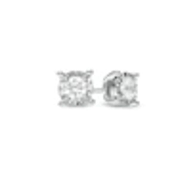 1 CT. T.W. Diamond Solitaire Stud Earrings in 14K White Gold (J/I3)