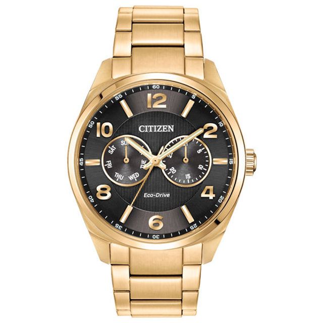 Men's Citizen Eco-DriveÂ® Gold-Tone Watch and Bracelet Boxed Set (Model: Ao9022-62E)