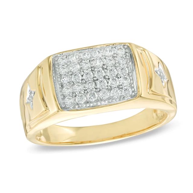 Men's 1/2 CT. T.w. Diamond Ring in 10K Gold