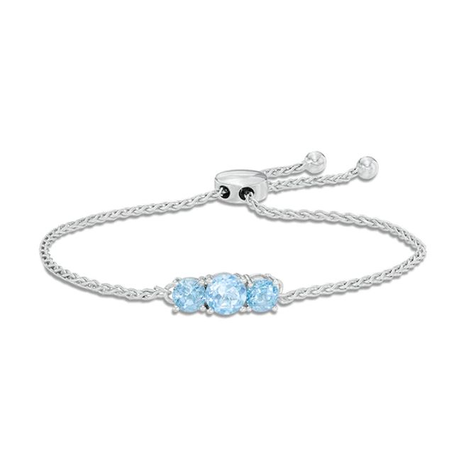 zales blue topaz bracelet