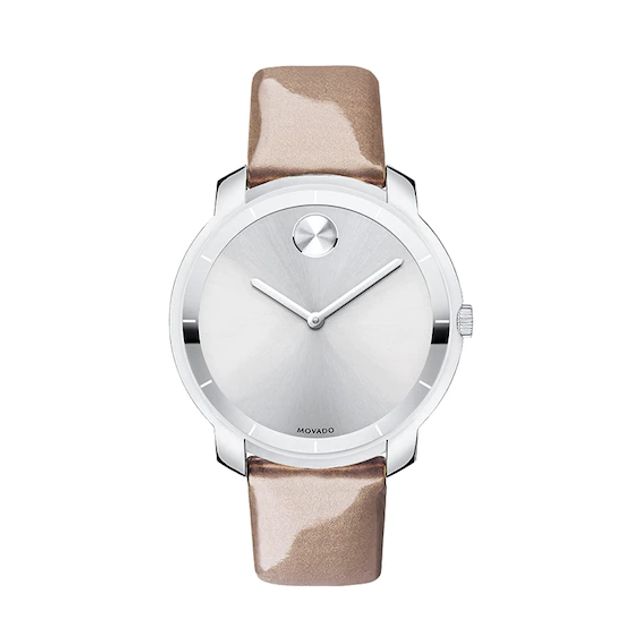 Ladies' Movado BoldÂ® Strap Watch with Silver-Tone Dial (Model: 3600311)