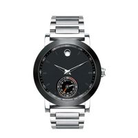 Mens' Movado Motion Museum Sport Chronograph Smart Watch with Black Dial (Model: 660001)