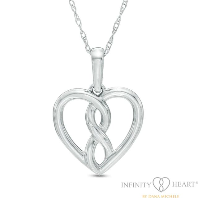 Infinity HeartÂ® by Dana Michele Bold Pendant in 10K White Gold