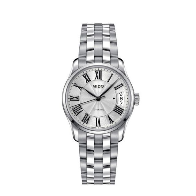 Ladies' MidoÂ® Belluna II Automatic Watch with Silver-Tone Dial (M024.207.11.033.00)