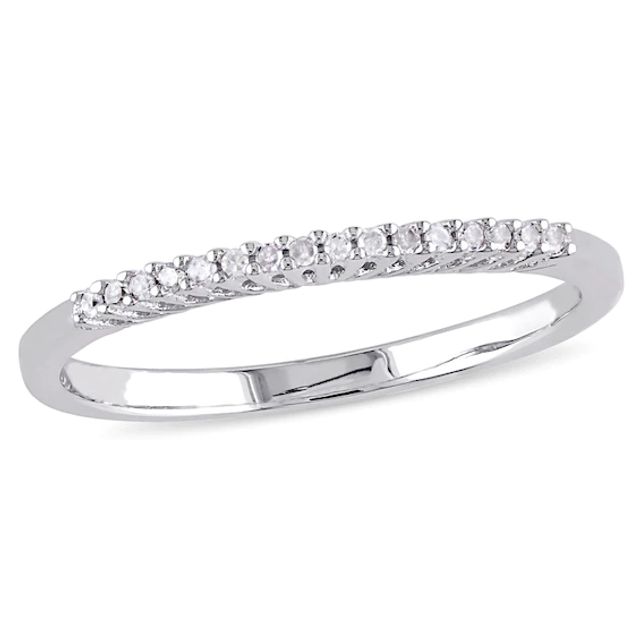 1/20 CT. T.w. Diamond Anniversary Band in Sterling Silver