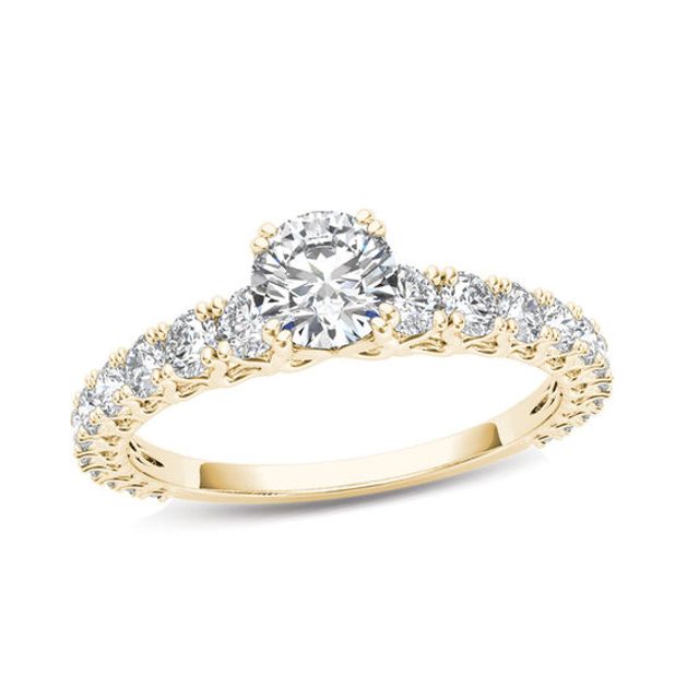 1 CT. T.w. Diamond Engagement Ring in 14K Gold