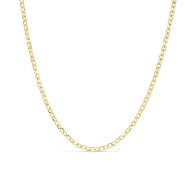 Men's 2.3mm Cable Chain Necklace in 14K Gold - 30"