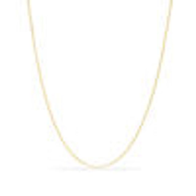 Ladies' 0.9mm Cable Chain Necklace in 14K Gold - 30"