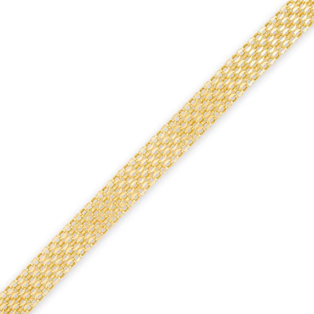 Bismark Chain Bracelet in 14K Gold - 7.5"