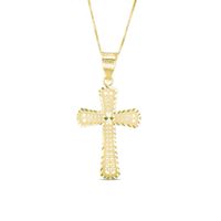 Filigree Cross Pendant in 10K Gold