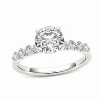 3/4 CT. T.w. Diamond Engagement Ring in 14K White Gold