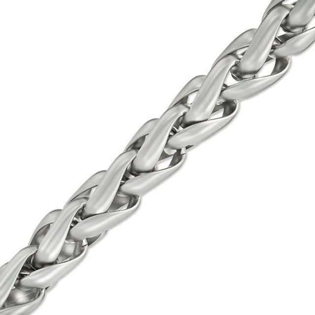 Woven Bracelet in Stainless Steel and 10K Gold - 8.5"
