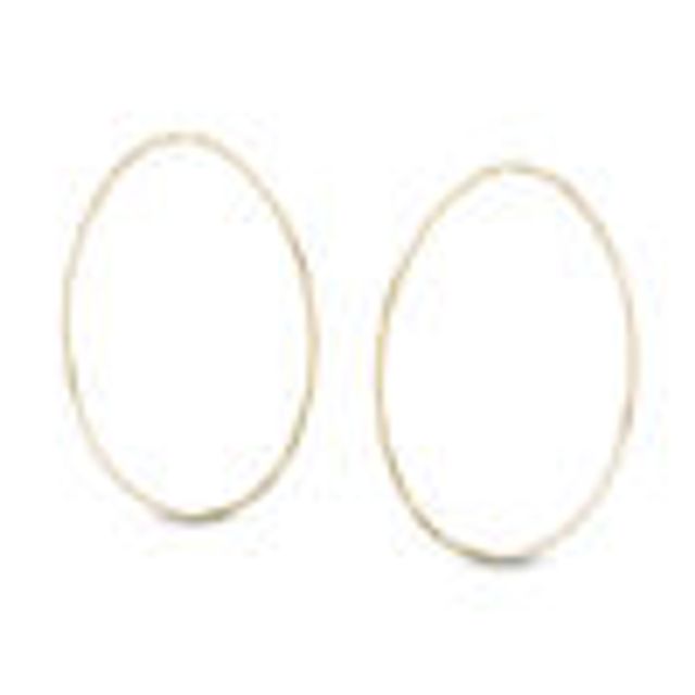 47mm Thin Hoop Earrings in 14K Gold