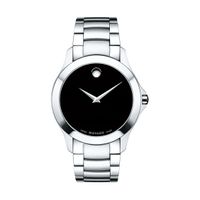 Men's Movado Masinoâ¢ Watch with Black Dial (Model: 0607032)