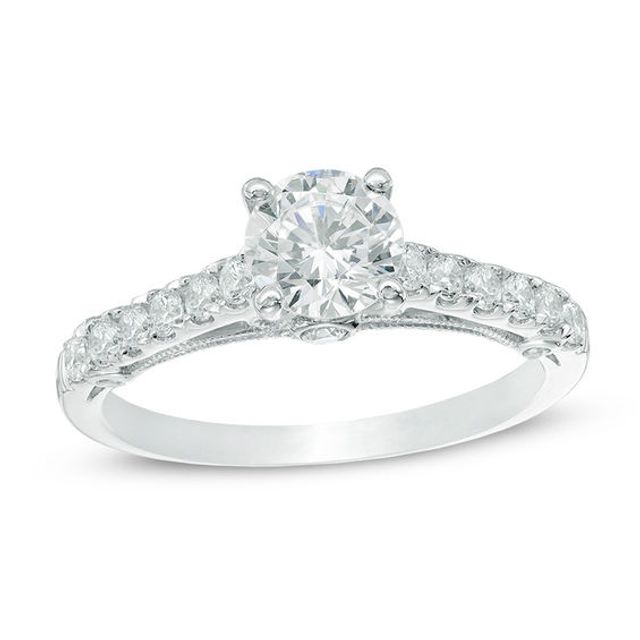 1-1/6 CT. T.w. Diamond Engagement Ring in 14K White Gold