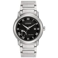 Men's Citizen Eco-DriveÂ® Watch with Black Dial (Model: Aw7020-51E)