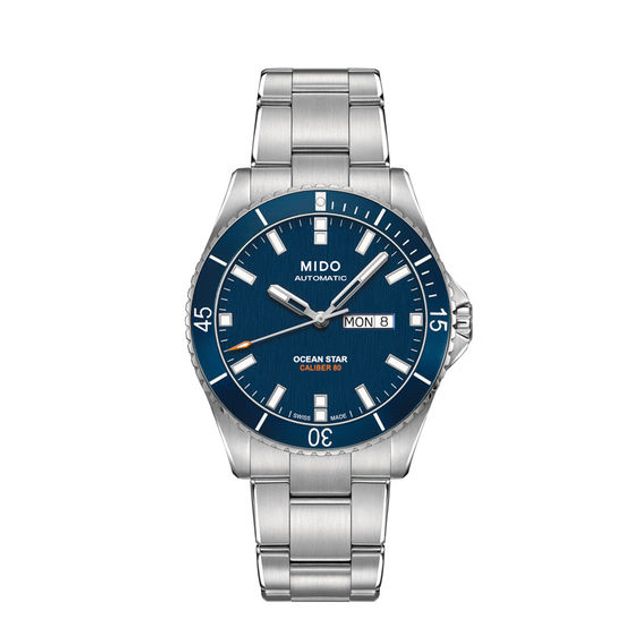 Men's MidoÂ® Ocean Star Captain V Automatic Watch with Blue Dial (Model: M026.430.11.041.00)