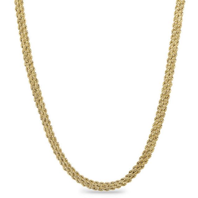 Made in Italy 5.8mm Triple Rope Chain Necklace in 14K Gold - 18"