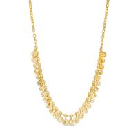 Diamond-Cut Mini Discs Necklace in 10K Gold