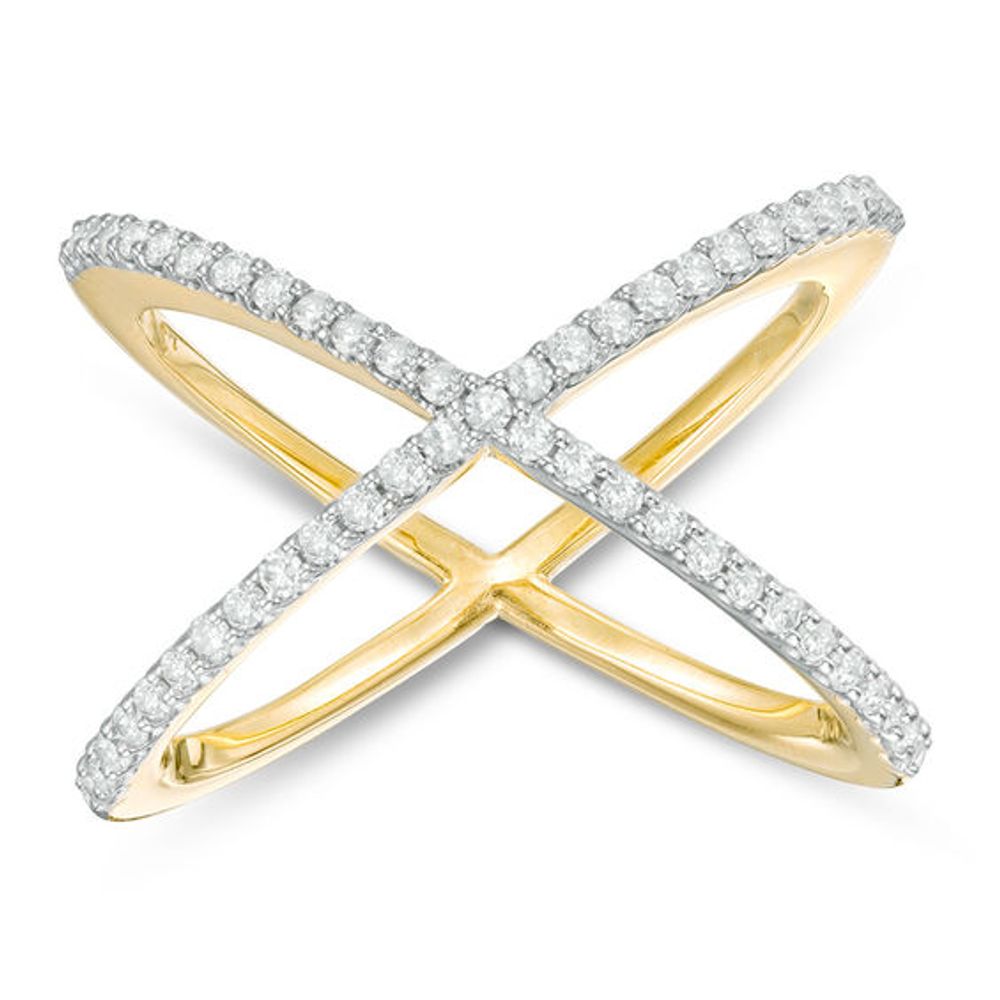 1/3 CT. T.w. Diamond Orbit Ring in 10K Gold