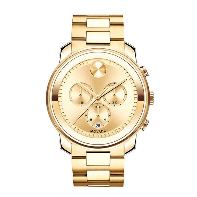 Men's Movado BoldÂ® Gold-Tone IP Chronograph Watch (Model: 3600278)