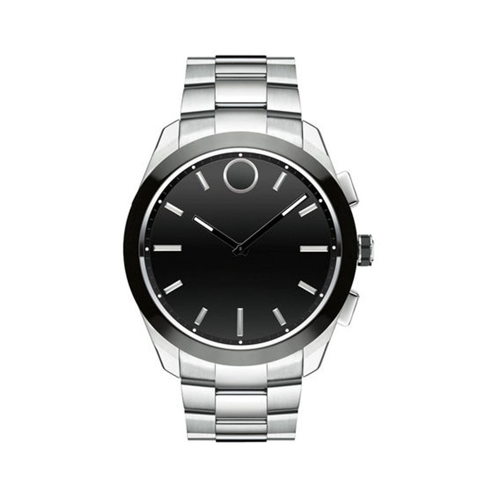 Men's Movado BoldÂ® Motion Connected II Smart Watch with Black Dial (Model: 3660013)