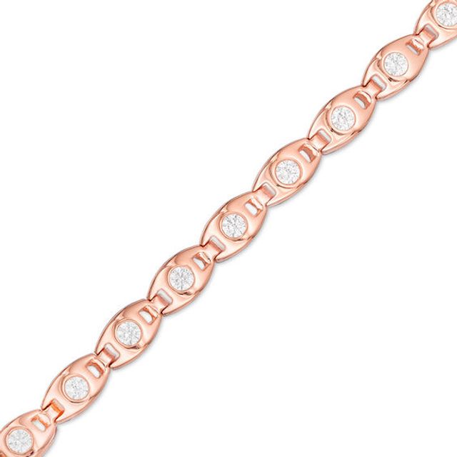 1 CT. T.w. Diamond Bracelet in 14K Rose Gold