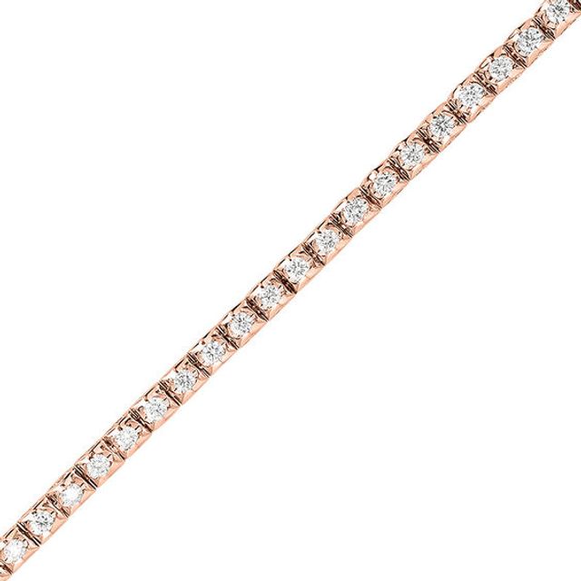 1-1/3 CT. T.w. Diamond Tennis Bracelet in 10K Rose Gold