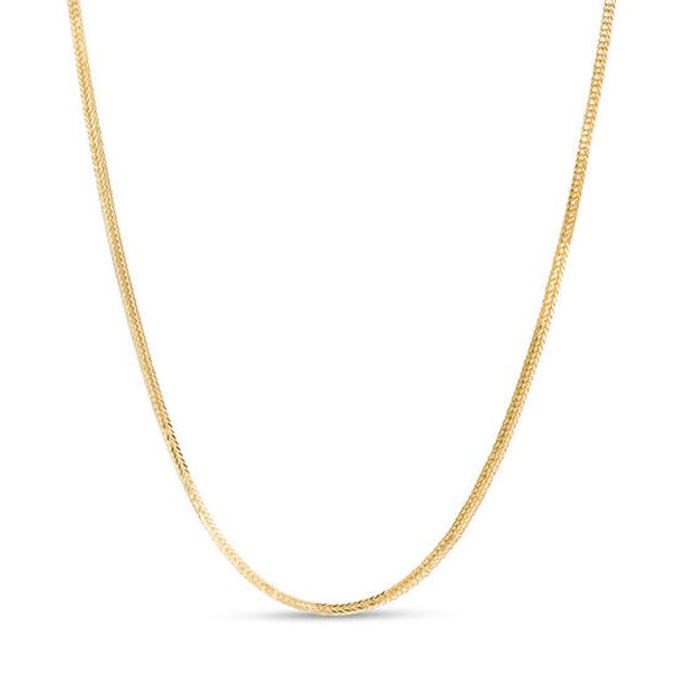 Ladies' 1.0mm Foxtail Chain Necklace in 14K Gold - 18"