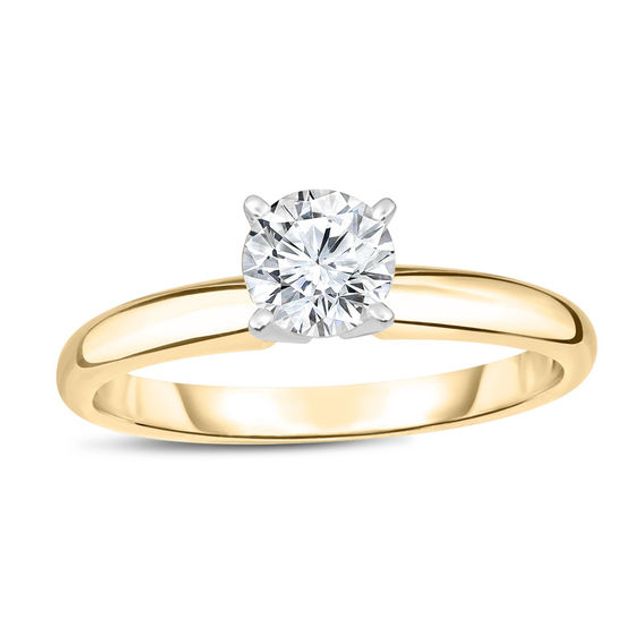 5/8 CT. Diamond Solitaire Engagement Ring in 14K Gold