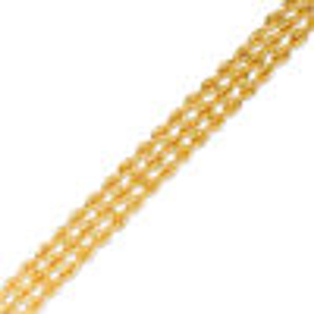 Made in Italy 4.2mm Double Rope Chain Bracelet in 14K Gold - 7.5