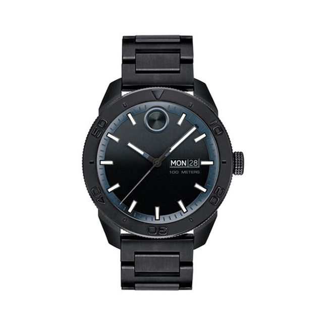 Men's Movado BoldÂ® Sport Black IP Watch (Model: 3600512)