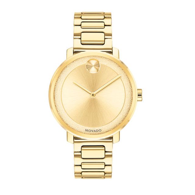 Ladies' Movado BoldÂ® Sugar Gold-Tone IP Watch (Model: 3600502)