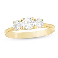 1 CT. T.w. Diamond Past Present FutureÂ® Engagement Ring in 14K Gold