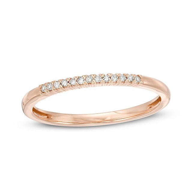 1/20 CT. T.w. Diamond Anniversary Band in 10K Rose Gold