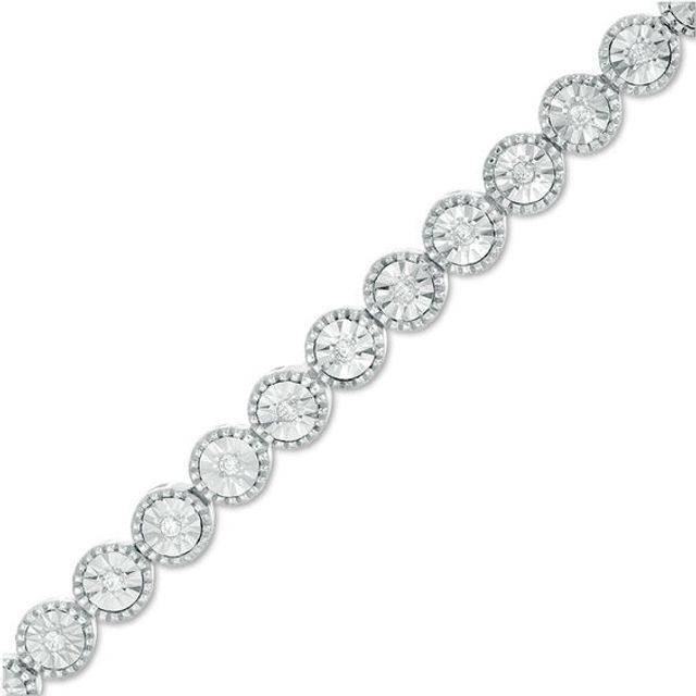 1/4 CT. T.w. Diamond Tennis Bracelet in Sterling Silver