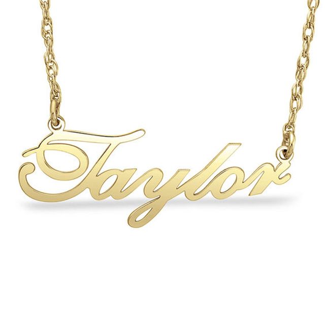 Script Name Necklace (1 Line)