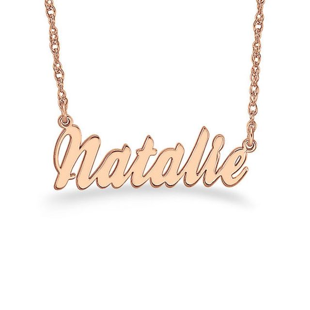 Script Name Necklace (1 Line)