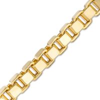 Made in Italy Men's 7.1mm Box Chain Bracelet in 10K Gold - 9"