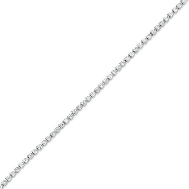 1 CT. T.w. Diamond Tennis Bracelet in 10K White Gold