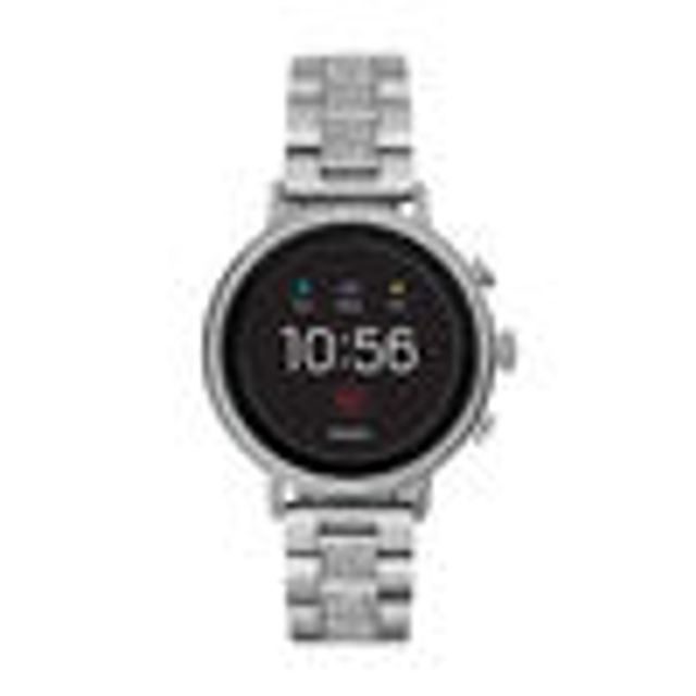 Ladies' Fossil Q Venture HR Crystal Accent Gen 4 Smart Watch with Black Dial (Model: Ftw6013)