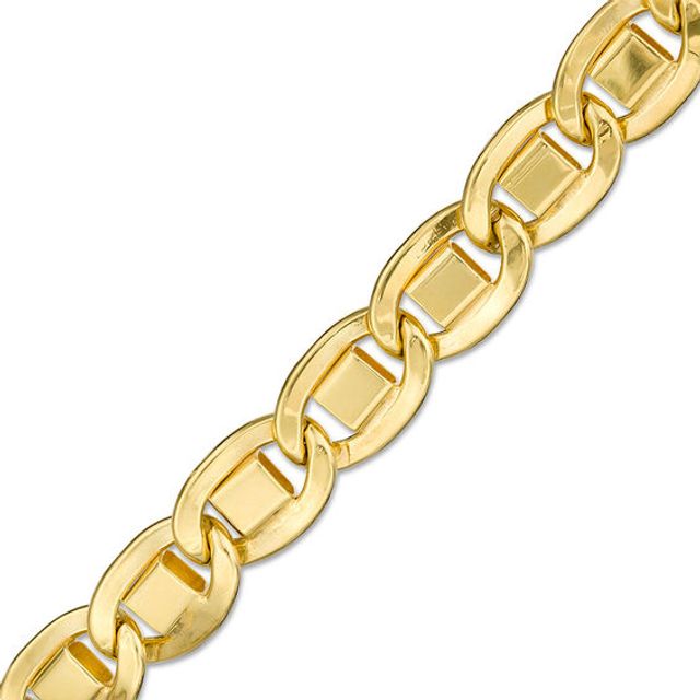 Men's Mariner Link Chain Bracelet in 10K Gold - 8.5"